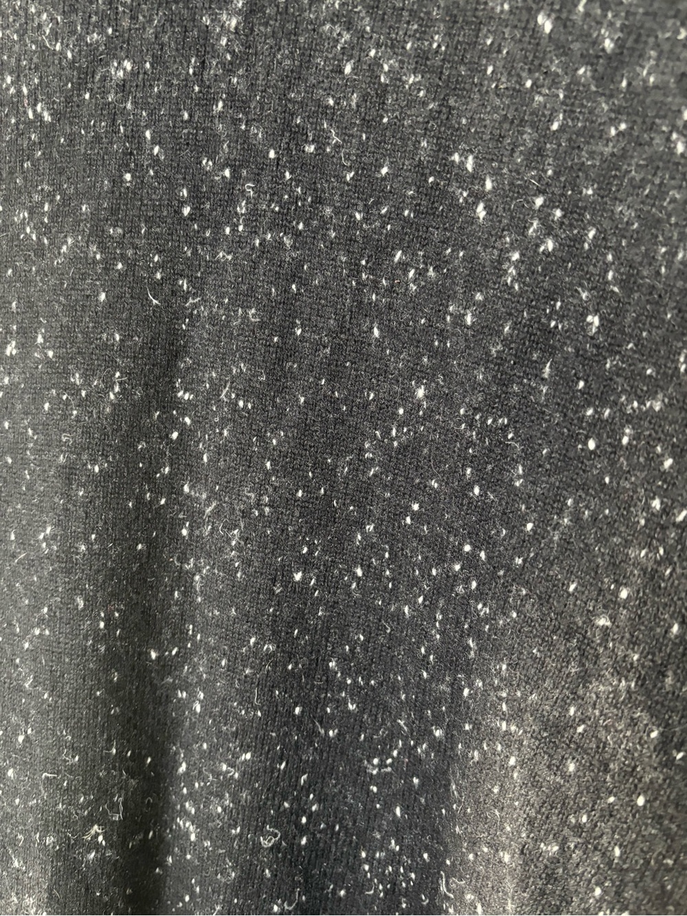 Athleta Bayshore Black Speckled Wool Cashmere Turtleneck Sweater - Picture 2 of 6